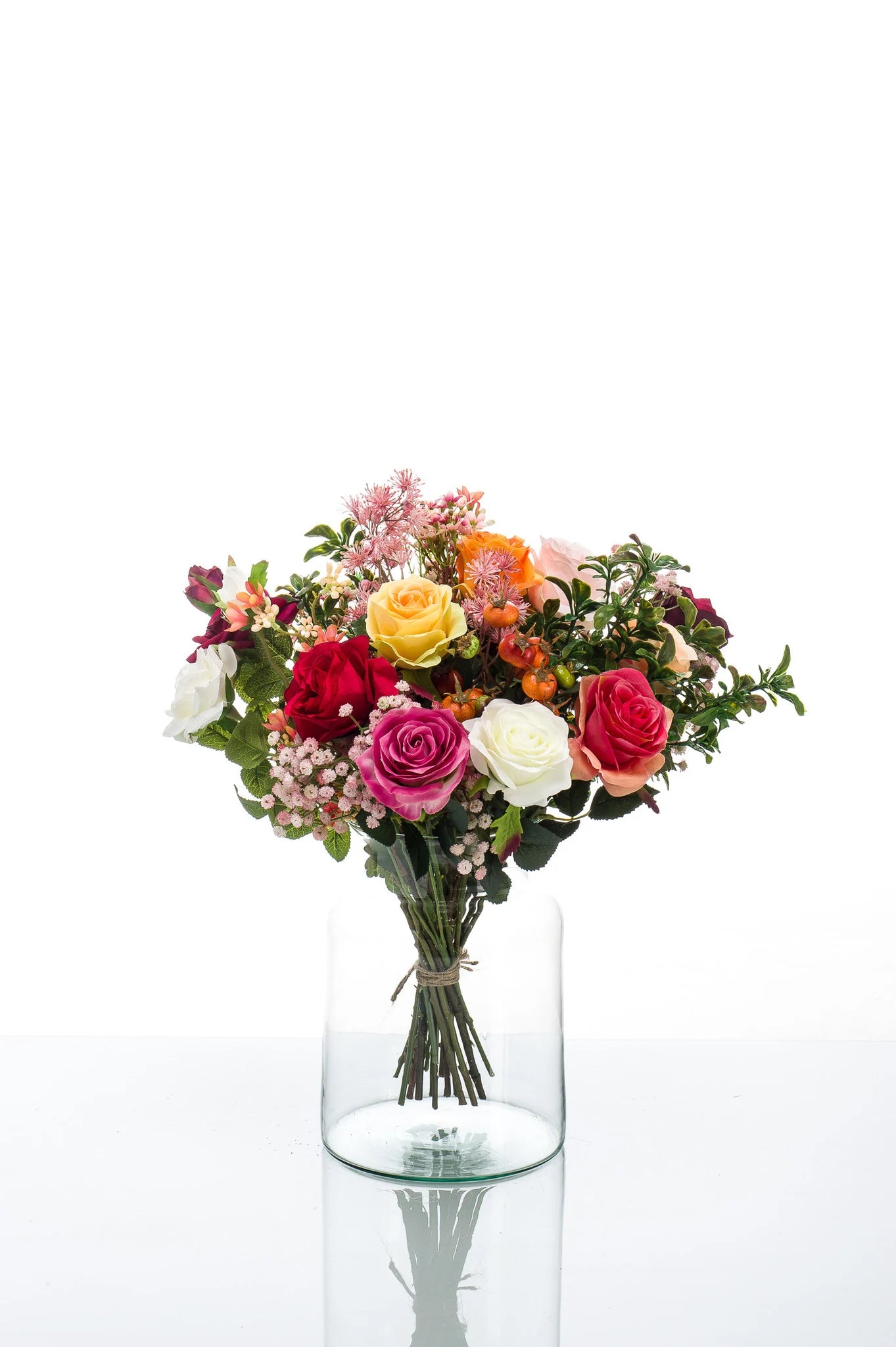 Kunstbloemen Flame Roses