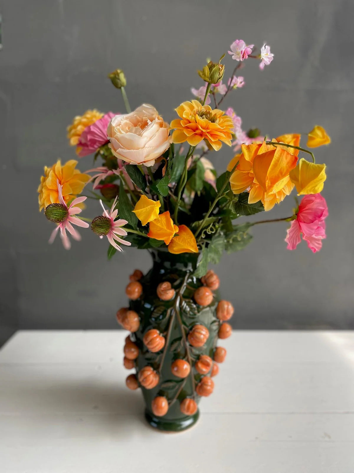Kunstboeket Orange Summer