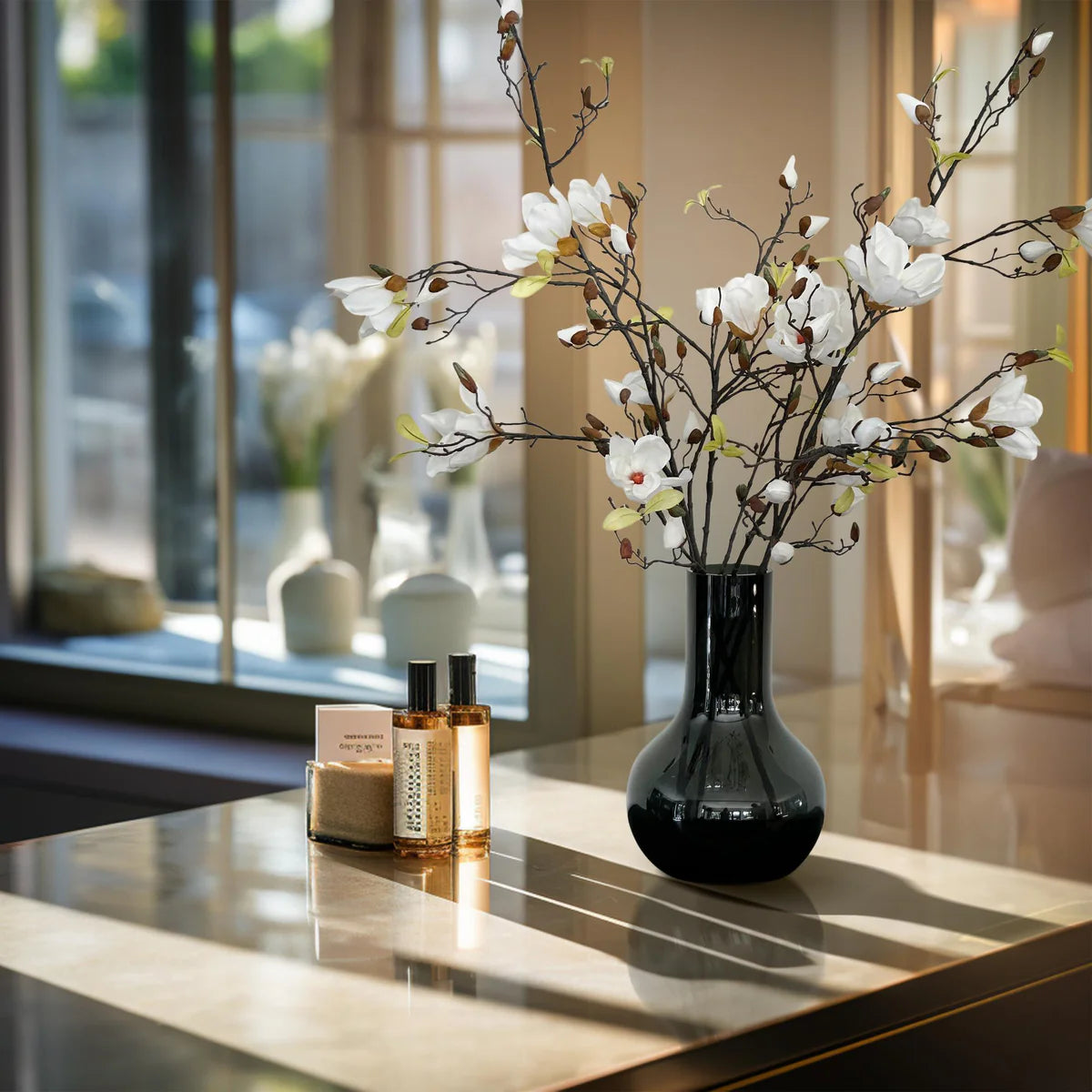 Magnolia  Kunstbloemen Crème