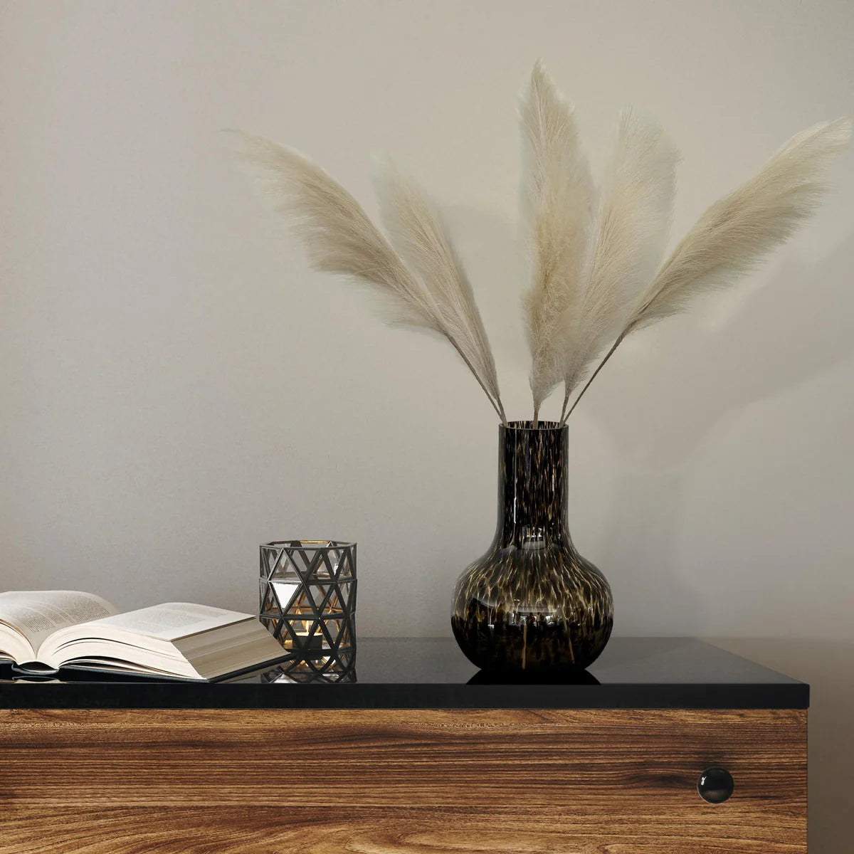 Pampas Plumes Kunstbloemen Crème