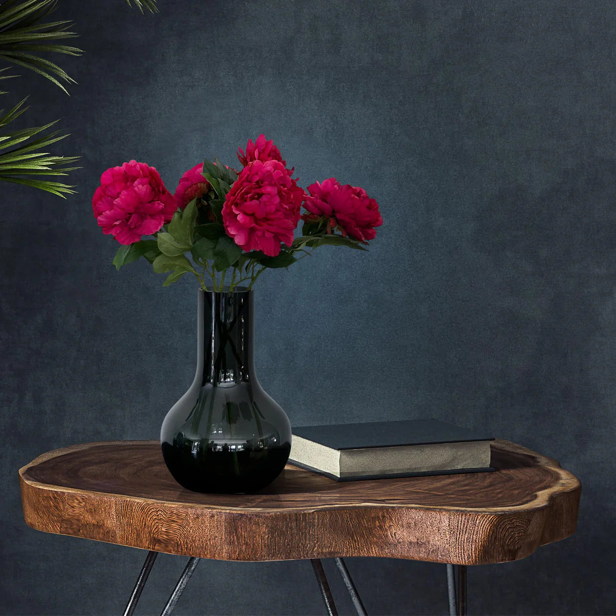 Peonies Kunstbloemen donkerroze