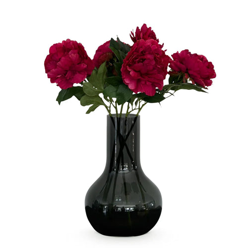 Peonies Kunstbloemen donkerroze