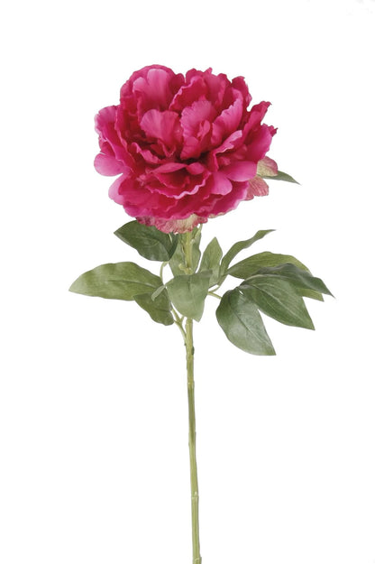 Peonies Kunstbloemen donkerroze