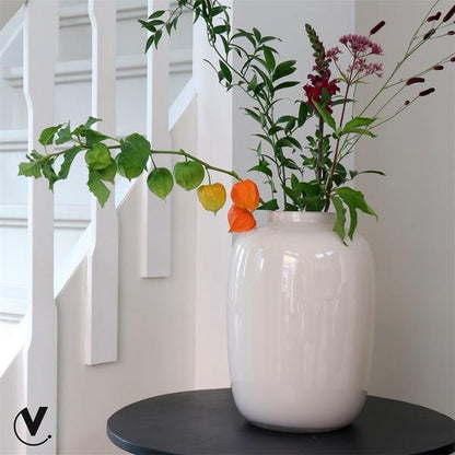 Vaas glas - M - Artic Ivory