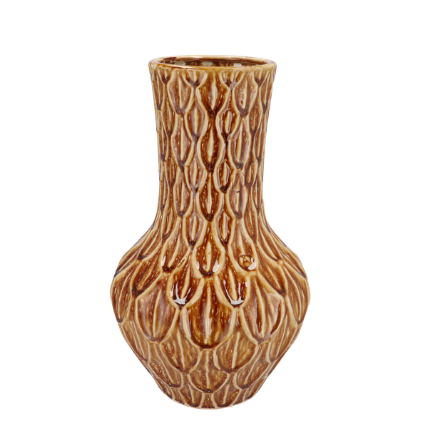 Vaas steen M - Boa Brown