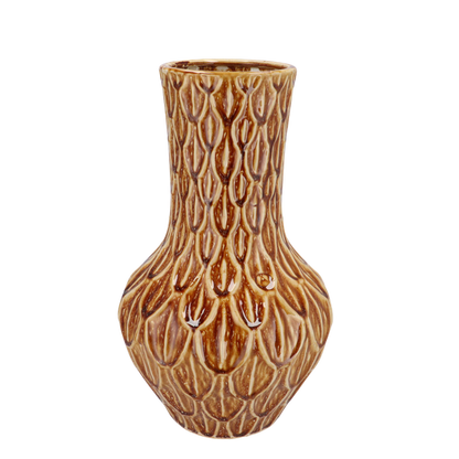 Vaas steen M - Boa Brown